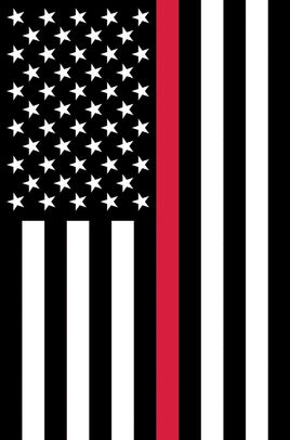 Custom Decor Thin Red Line 3296 Decorative Flag 3296FL Flags