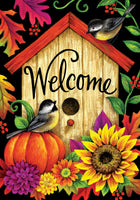 Custom Decor Fall Birdhouse 3371 Decorative Flag 3371FM Flags