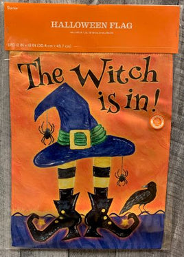 Darice The Witch Is In 30082732 Darice Garden Flag 12" x 18" '30082732 Flags